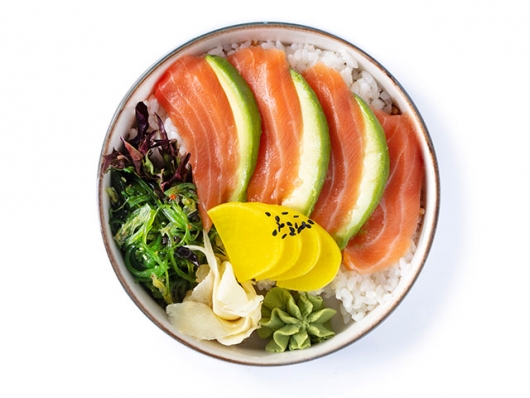   Donburi me Salmon 