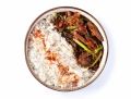  Donburi me Mish të Patës 