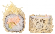  Tempura sake Maki roll 