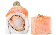   Salmon Aburi Roll 