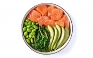  Salmon poke bowl  